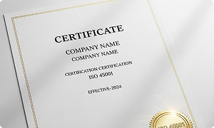 ISO 45001(안전보건경영시스템) 인증 이미지